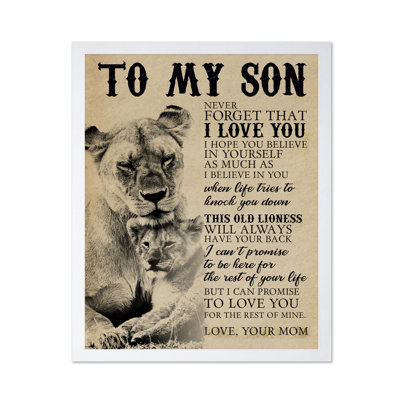 To My Son