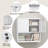 Metal Adjustable 2 Doors Metal Storage Cabinet Kitchen Pantry Cabinet With Adjustable Shelves All Steel Cabinet Locker For Kitchen, Living Room, Dining Room And Office-1796941612