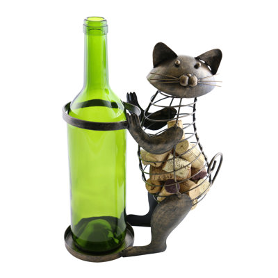 Machelle Tabletop Wine Bottle Rack in Silver