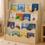 Étagère à livres festonnée à 4 niveaux pour enfants, étagère Montessori pour tout-petits, idéale pour la chambre d'enfant, la salle de jeux et la salle de classe.-94279716