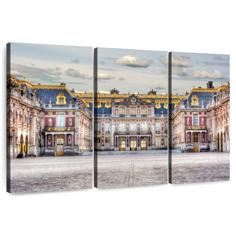 Lilie Palace Of Versailles, 36" H x 57" W