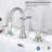 Bathroom faucet with 360 degree turn spout-115745182