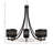 Nicia Paramount 8 Light Uplight Chandelier With 4" Matrix Glass-871903534-852480507