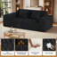 2 Seater Corduroy Loveseat-826838215
