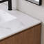 Lavabo rectangulaire encastré en acrylique de 94 cm (37 po) avec trop-plein-137782179