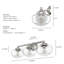 Luminaire mural pour meuble-lavabo 3 lumières Hunter Saddle Creek-90546864-73725849