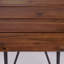 Table basse industrielle en bois 1 pièce avec table d'appoint et métal