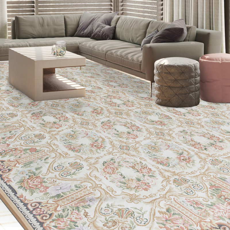 Aubusson Renaissance Flatweave Wool Oriental Area Rug