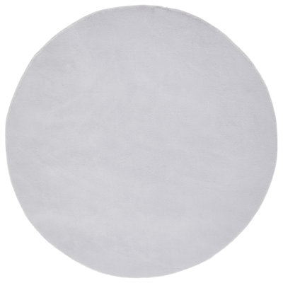 Peters Ultrasoft Faux Fur Indoor Grey Rug