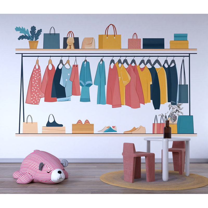 Adhésif décoratif en vinyle Fashion Boutique, H 24 po x l 13 po