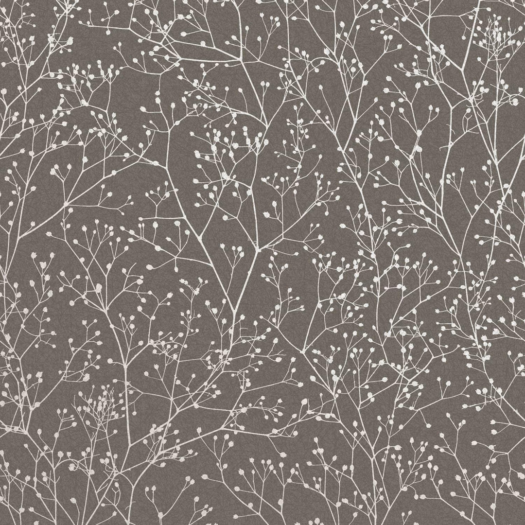 Clarissa Hulse Gypsophila Metallic Floral Wallpaper