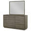 Commode 8 tiroirs Taupe
