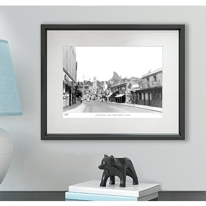 Chatham, Military Road C1960 - Single Picture Frame Print, 60cm H x 80cm W x 2.3cm D