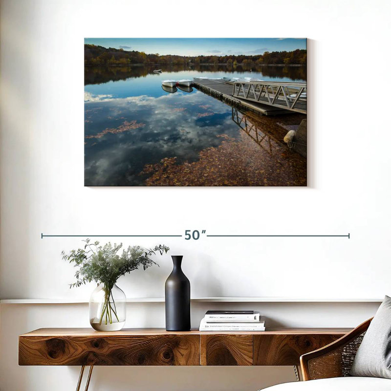 Lac Alvord Lonely Dock, H 24 po x l 36 po