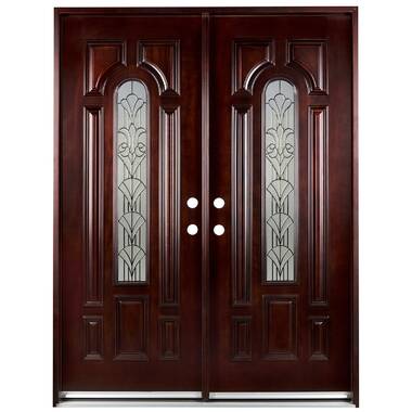 Door Destination Prairie Paneled Wood Front Entry Doors | Wayfair