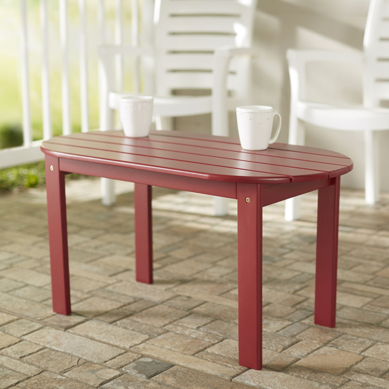 Table basse Langport, Rouge