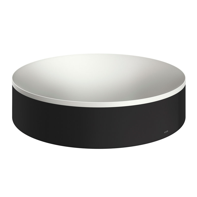 AXOR Suite Sinks Round Sink without Overflow, Matte Black