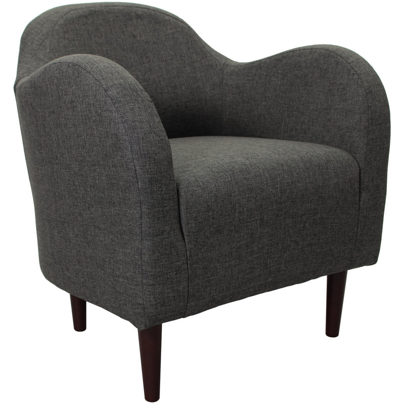 Fauteuil de 30,5 po de large Reider, Tissage de performance gris Jitterbug