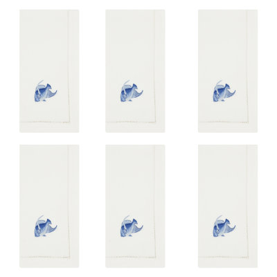 The Broderie 100% Cotton Animals/Nature Square Napkin