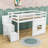 Hanzelin Twin Size Loft Bed with Storage Staircase and Window-1653324305