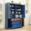 Approfondissez l'armoire de rangement avec 4 portes pliantes