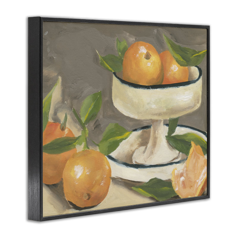 Agrume, image giclée encadrée par Melissa Wang, H 24 po x l 30 po, Giclée encadrée noir minuit