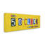 Art textuel sur toile tendue 5 heures-16419999