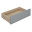 Lit plateforme double en bois avec espace de rangement multifonctionnel, table de chevet, 2 tiroirs, ports USB et bureau-1072662696