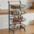 4-Tier Rolling Storage Cart (Black)