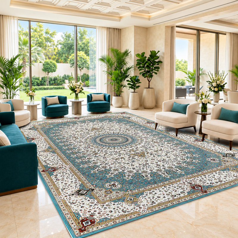 Vintage Look Shag Area Rug, Rectangle 200 x 290cm