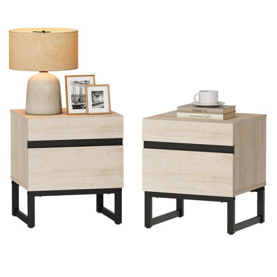 Aadam Nightstand With 2 Drawers