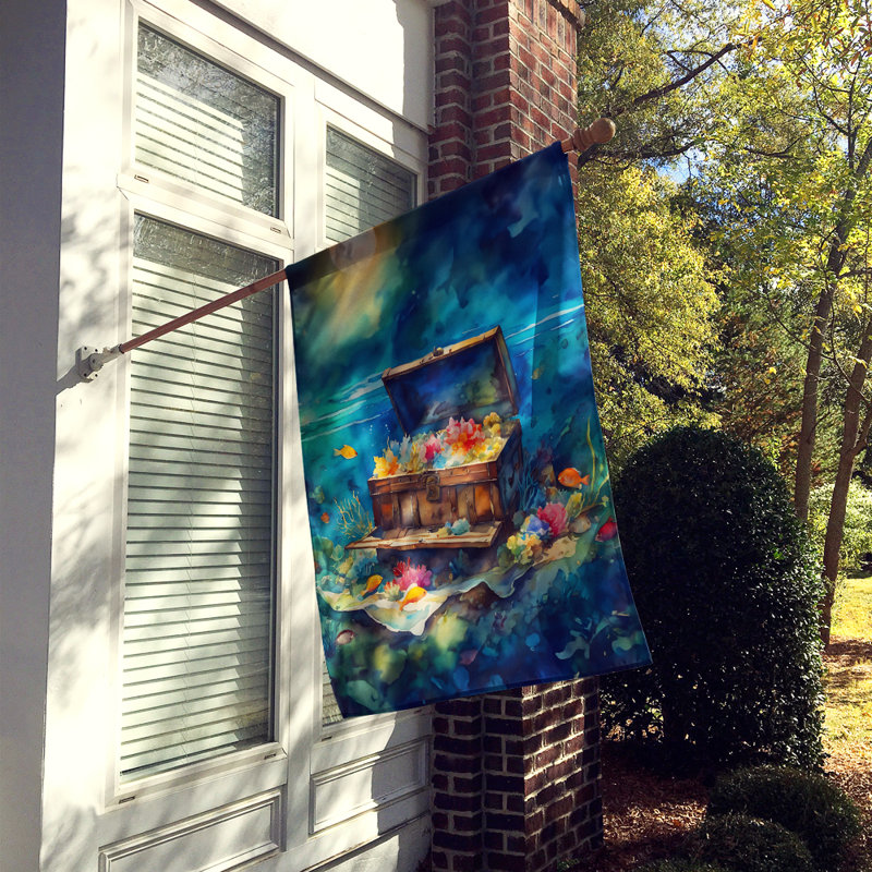 Drapeau de maison en polyester à double face H 40 po x l 28 po