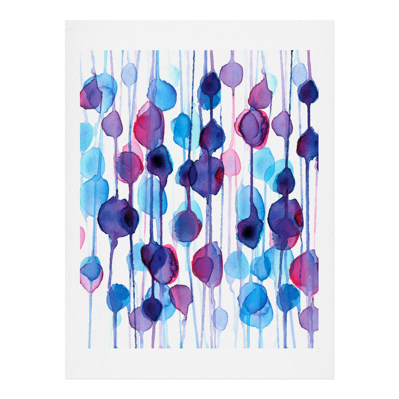 Impression d’art graphique abstraite par Cmkaren-Unframe, impression sur papier, H 24 po x l 18 po x P 1,5 po