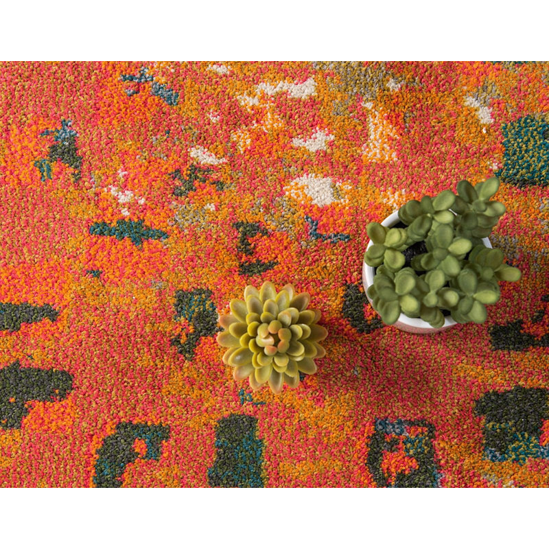 Meadow Geometric Indoor Rug, Runner 2'7" x 10'