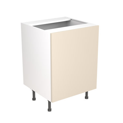 KitchenKit Flatpack Slab Gloss Base Unit Sink