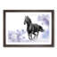 Wild Black Horse in Abstract - Framed Print-55768372-55768367