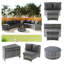 Rattan 4 - Person Seating Group With Cushions