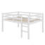 Lit mezzanine compact pleine grandeur avec marches-229652425