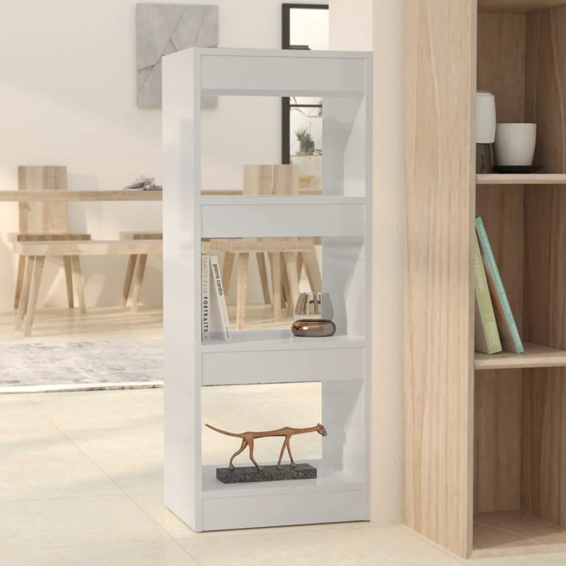 Geisha Etagere Bookcase, White, 103cm H x 60cm W x 35cm D
