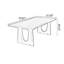 Table de salle à manger rectangulaire en bois manufacturé brun-1643473439