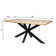 Vilmos 63" Rectangular Dining Table With MDF Top and Metal X-Shaped Base Kitchen Table - Seats 4-6 Person for Modern Home