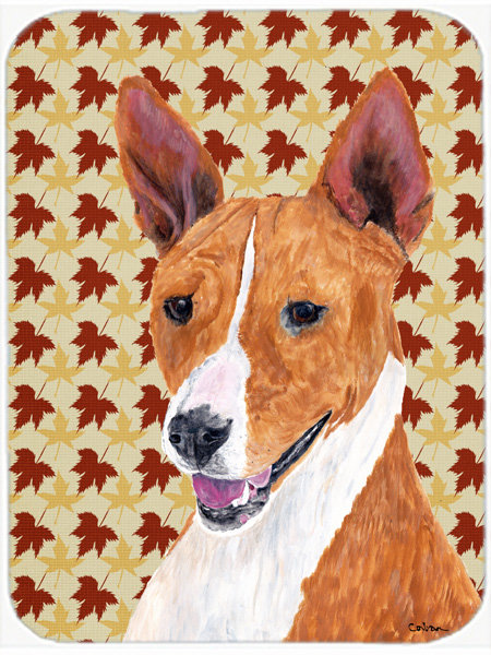 Planche à découper en verre basenji east urban home