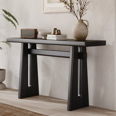 Console élégante avec silhouette géométrique pour le salon, le vestibule et le couloir