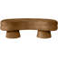 Banc rembourré en velours Zenna Saddle-1821666963