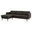 Lola 3 Seater Faux Leather Sectional-390164418-390164421