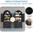 73" Metal Arched Display Cabinet with 2 Drawers, Tall Bookcase 2-Tier Storage Pantry Cabinet with 2 Adjustable Shelves for Collectibles, Glass Display Black-1297455876