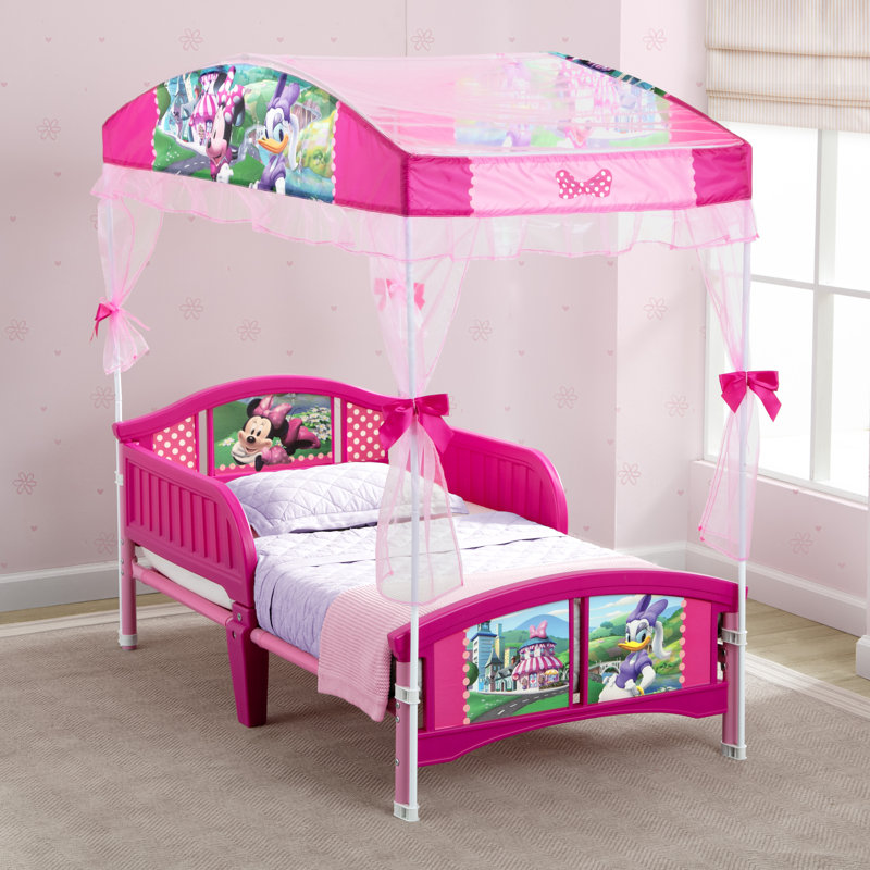 Disney Minnie Mouse Bow-tique Convertible Toddler Bed