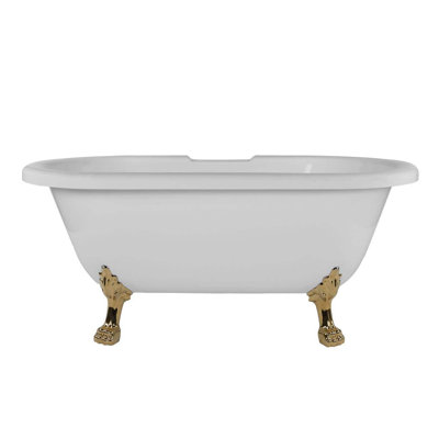 66.75'' x 30'' Freestanding Soaking Acrylic Bathtub