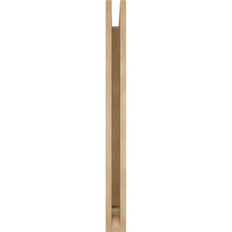 Support en bois de cèdre brut Funston Traditional, H 40 po x l 3,5 po x P 32 po