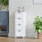 Space-Saving Bathroom Floor Cabinet with 4 Drawers and Vertical Storage